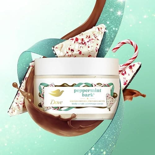 Dove Exfoliating Body Scrub for Women Peppermint Bark, 10.5 oz thumbnail 7