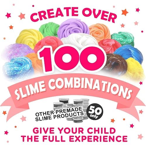 Original Stationery Ultimate Slime Kit, Awesome Pink Slime Kit to Make Fishbowl Slime, Cloud Slime, & More, Amazing Birthday & Xmas Gift Idea for Kids thumbnail 6