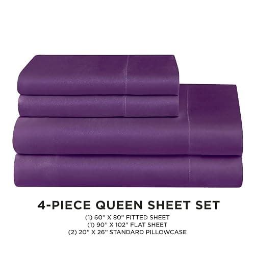 Juicy Couture queen-size satin/silk purple set thumbnail 5
