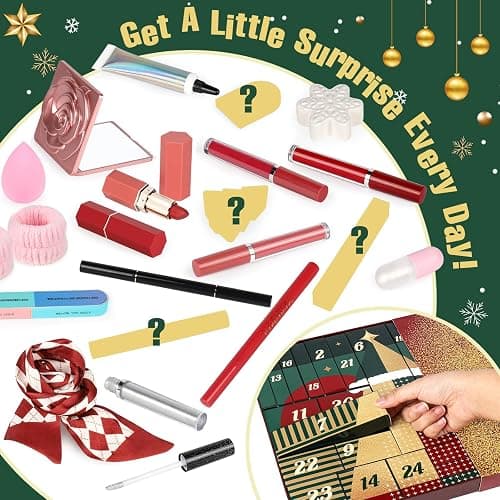Makeup Advent Calendar 2025 for Teen Girls, 24 Individually Boxed Christmas Countdown Beauty Advent Calendar Kit Women, 2025 Advent Calendar Make Up Gift Set thumbnail 4