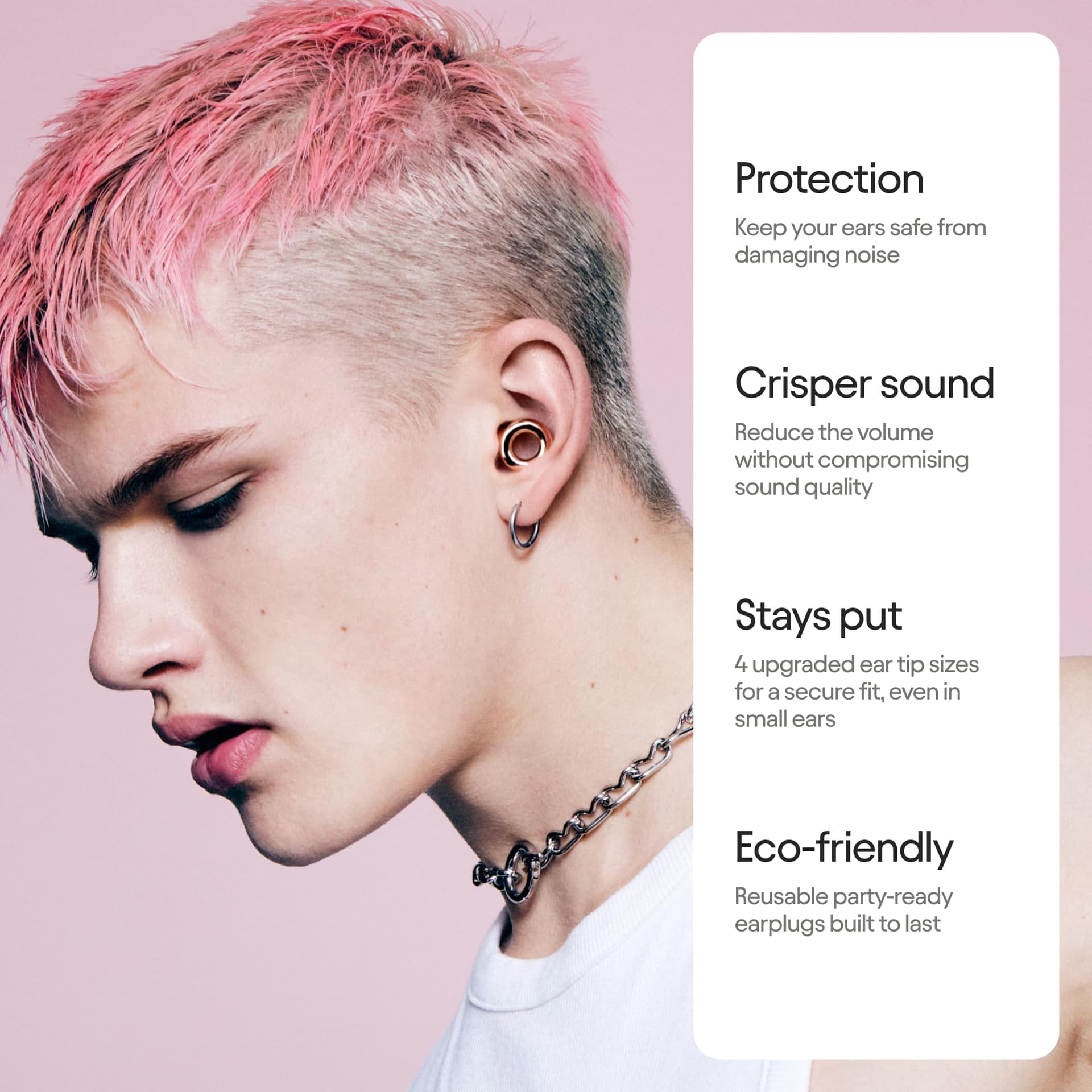 Loop Experience 2 Ear Plugs - Stylish Certified Hearing Protection thumbnail 2
