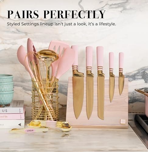 Pink Magnetic Measuring Spoons Set - 8-Piece Dual-Sided Stainless Steel Spoons, Stackable and Spice Jar Friendly – Stylish Pink Kitchen Accessories for Cooking and Baking thumbnail 8