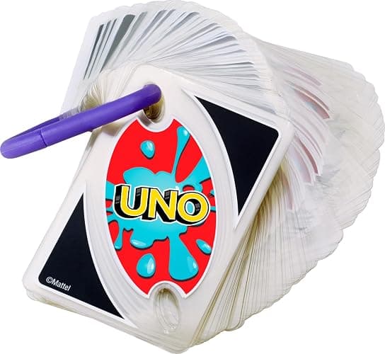 Mattel Games UNO Splash Card Game with Waterproof Cards and Portable Clip for Travel, Camping and Game Nights Away thumbnail 4