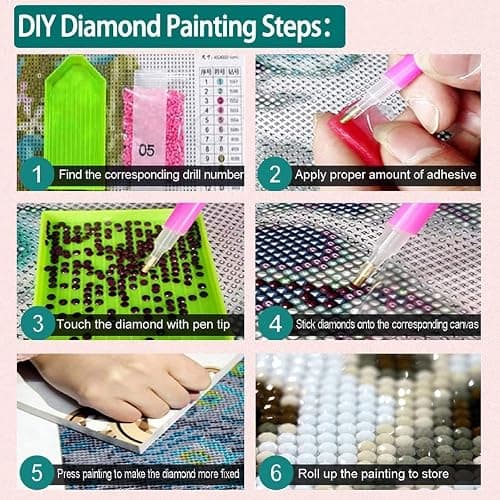 YSCOLOR New DIY 5D Full Diamond Painting Embroidery Van Gogh Starry Night Cross Stitch Kits Abstract Oil Painting Resin Craft Home Decor 11.8X15.8 in/30X40cm thumbnail 4