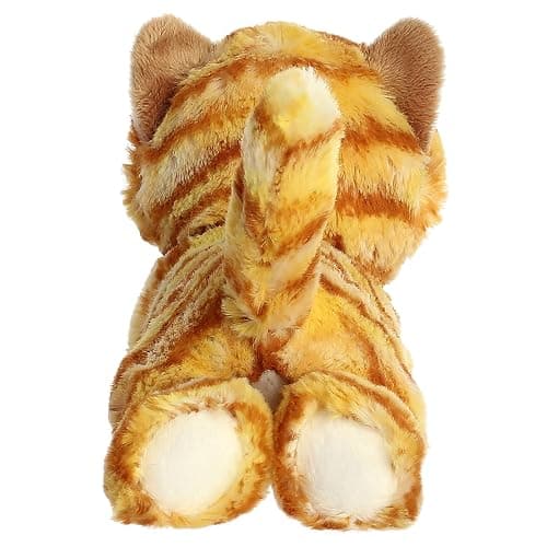 Aurora® Adorable Mini Flopsie™ Ginger Cat™ Stuffed Animal - Mini Companions Ready for Playful Adventures - for Kids All Ages, Toddlers, Adults, and Families - Orange 8 Inches thumbnail 5