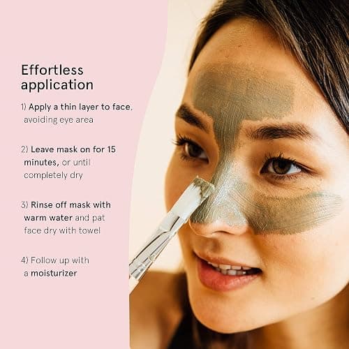 grace & stella Dead Sea Mud Mask (120ml) - Vegan Detox Dead Sea Mask - Clay For Face And Body - For Oily Skin, Acne, Blackheads, Blemishes, Bacne thumbnail 2