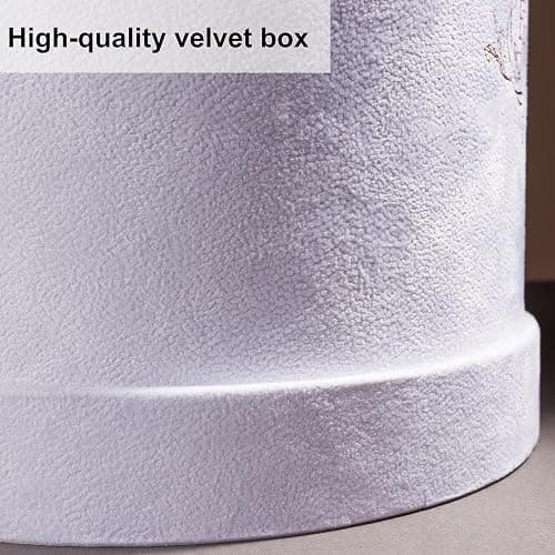 Prifroti 17 Flowers in a Luxury Suede Box, Birthday Gifts for Women, Preserved Flowers, Mothers Day Roses Gift for Mom, Light Pink thumbnail 3