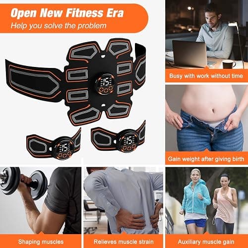 BLASET ABS Stimulator, Ab Toning Belt Trainer, Workout Equipment for Men & Women - BFB-11 thumbnail 5