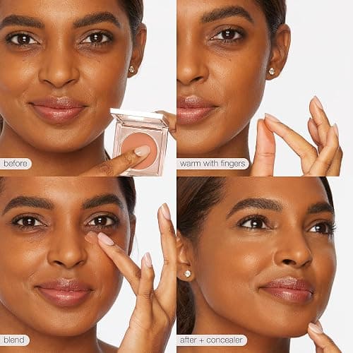 tarte colored clay cc undereye corrector – Full-Coverage Concealer with Vegan Squalane & Caffeine for Dark Circles & Discoloration, Smooths, Cruelty-Free, full size, light-medium peach thumbnail 5