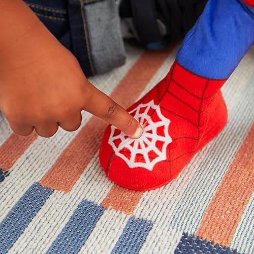 Spidey and his Amazing Friends Marvel Dance 'N Crawl Spidey, Interactive Plush Toy with 20 Phrases & Sounds, 2 Songs, Super Hero Toys for Kids 3 & Up thumbnail 10