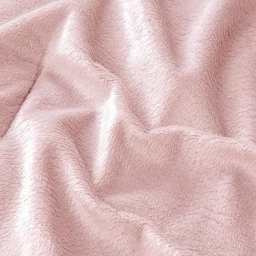 BEDELITE Fleece Twin Comforter Set -Super Soft & Warm Fluffy Pink Bedding, Luxury Fuzzy Heavy Bed Set for All Season with 1 Pillow case thumbnail 9