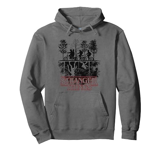 Stranger Things The Upside Down Logo Pullover Hoodie - Image 1
