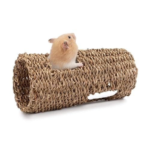Niteangel Creative & Composable Hamster Tunnel - DIY & Build Unique Tube Burrow as Hideout for Small Sized Animals Like Hamsters Mouse Gerbils Mice (7.5-inch L - HC) - Image 1