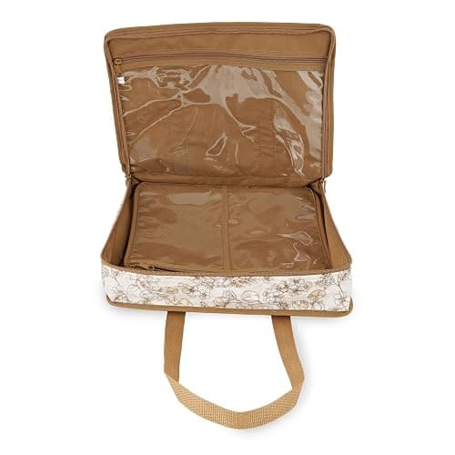 Dritz All-Purpose Project Organizer Bag, Soft Beige Floral thumbnail 3