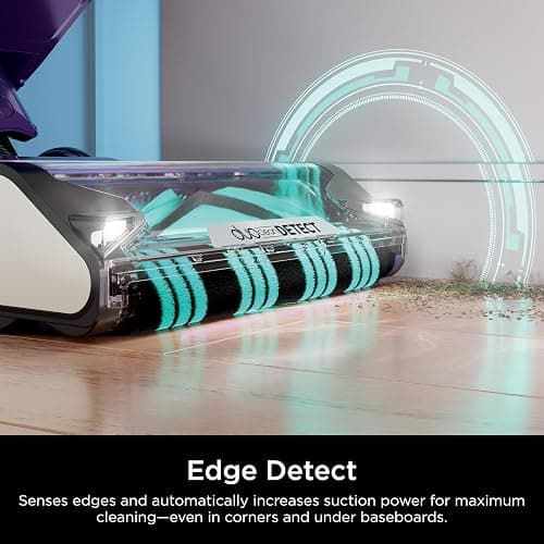 Shark POWERDETECT Upright Vacuum Cleaner with HEPA Filter, Heavy Duty Vacuum with Powerful Suction for Pet Hair Pickup, DuoClean Technology, Powered Lift-Away, Ideal for Carpets & Hardfloors, AZ4002 thumbnail 6