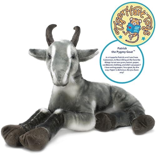 TigerHart Patrick The Pygmy Goat - 18 Inch Large Stuffed Animal Plush thumbnail 4