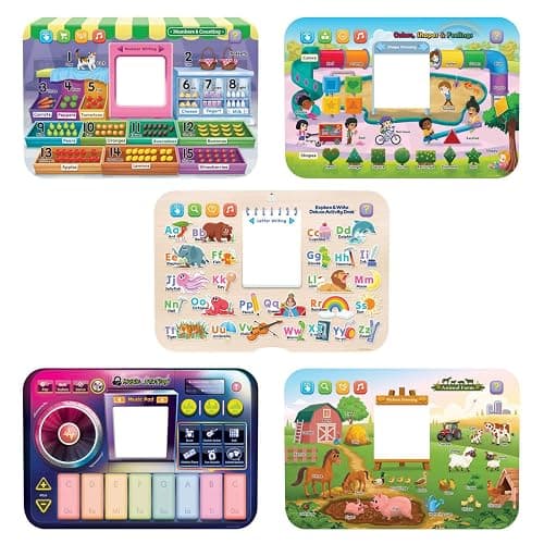 VTech Explore and Write Deluxe Activity Desk (Frustration Free Packaging), Pink thumbnail 10