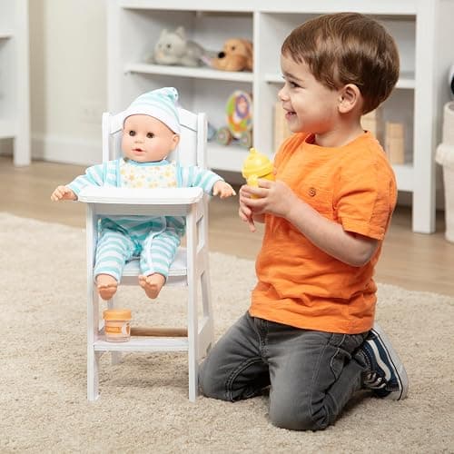 Melissa & Doug Play High Chair Pretend Play High Chair Baby Doll Accessories thumbnail 5