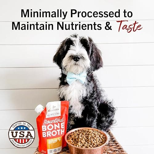 Stella & Chewy's Premium Cage-Free Chicken Bone Broth for Dogs - Joint & Gut Health Support Liquid Food Topper with Collagen & Turmeric, 16 Fl Oz Resealable Pouch thumbnail 3
