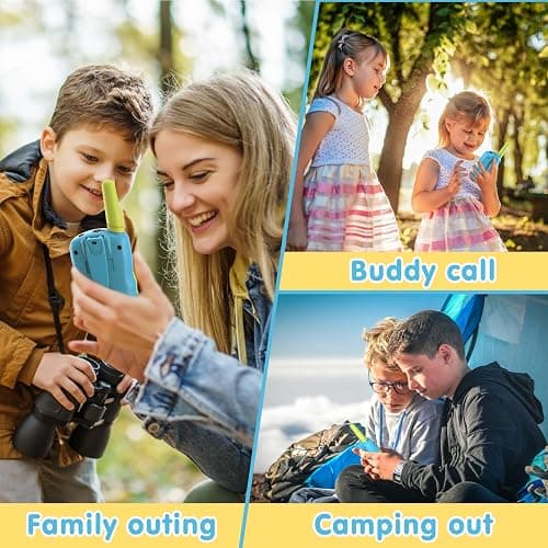 Selieve Toys for 3-12 Year Old Boys Girls, Easter Basket Stuffers, Walkie Talkies for Kids 22 Channels 2 Way Radio Toy with Backlit LCD Flashlight, 3 Miles Range for Outside, Camping, Hiking thumbnail 4