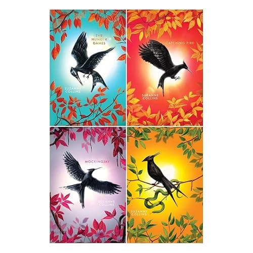 Hunger Games 4 Books Box Set Deluxe Edition with Stenciled Edges (Hunger Games) - Image 1