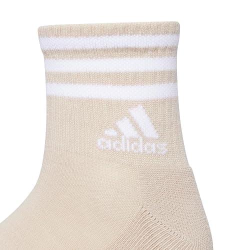 adidas womens Cushioned Sport High Quarter Socks (3 Pairs) Durable & Comfortable thumbnail 5