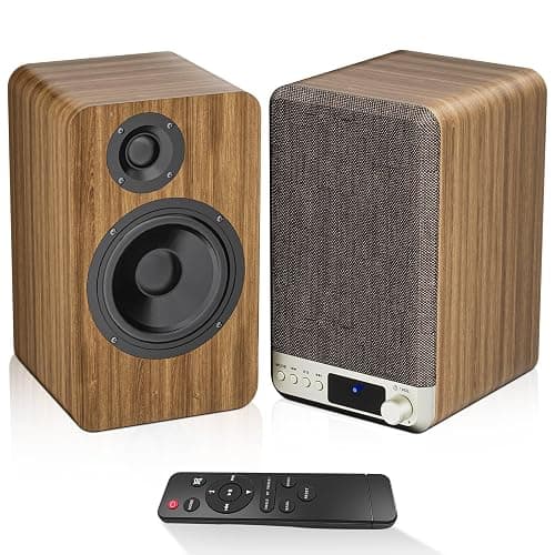 3.5" Computer Speakers for Desktop PC, Active Bookshelf Speakers Pair for Vinyl Record Player, Stereo Speakers with 3.5mm Aux RCA Input, BT 5.4, USB Powered for Turntable Laptop Gaming Monitor - Image 1