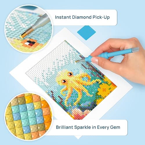 LuwoArte 15 Pack Diamond Painting Kits for Adults – Beach, Summer Vibes & The Sea Breeze – Full Drill DIY Paint Gem Art for Adults – Brilliant 5D Diamond Painting Kit – Relaxing Craft for Wall Décor thumbnail 4