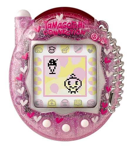 TAMAGOTCHI Bandai Connection Mascota Digital Carcasa Rosa con Purpurina Mascota Virtual Juguete Electrónico Con Conexión Infrarroja Para Diversión Compartida | Juguetes Para Niños Para Niñas Y Niños - Image 1