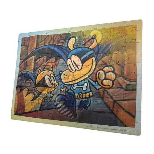 University Games, Dog Man Adventures Lenticular 100 Piece Puzzle thumbnail 4