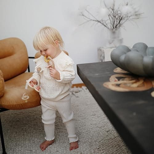 mushie Silicone Nature Teething Ring Toy thumbnail 7