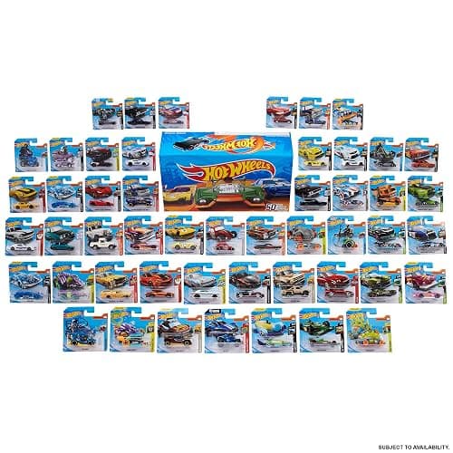 Hot Wheels Toy Cars & Trucks, 50-Pack of 1:64 Scale Vehicles, Individually Packaged (Styles May Vary) (Amazon Exclusive) thumbnail 6