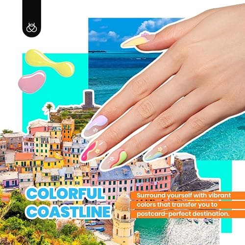 Beetles Winter Gel Polish Kit - 36 Colors Nail Kit Pink Purple Cat Eye Polish Set With 4pcs Base and Glossy Matte Glitter Top Coat Travel Diary Soak off Uv Gel Manicure Gift for Women thumbnail 7