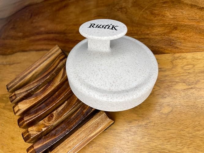 Scalp Massaging Shampoo Hair Brush by RustiK, The Perfect Wet Brush to Massage The Scalp, Apply Shampoo or Hair/Oil Treatments. thumbnail 5