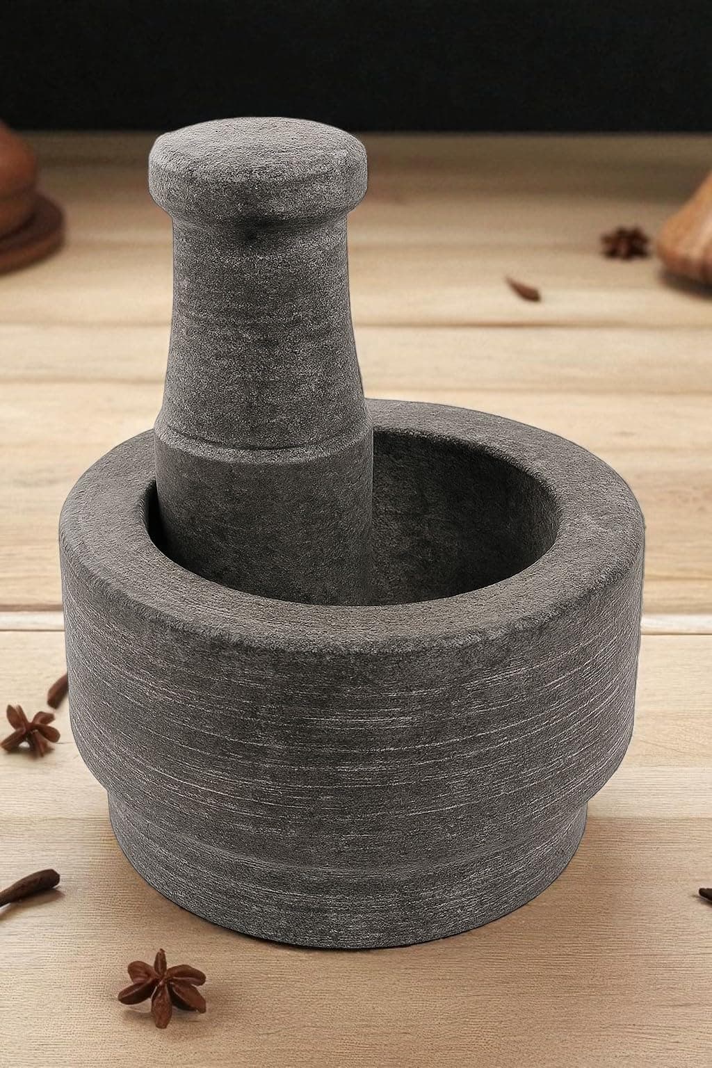 Stone Mortar and Pestle Set/Khal Dasta Ural Set/Khalbatta okhli Masher thumbnail 5