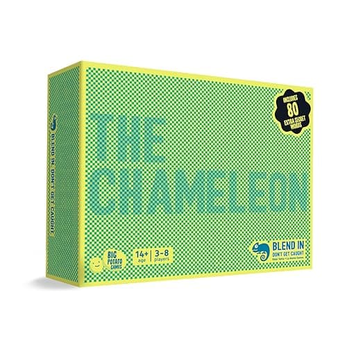 Big Potato The Chameleon, Award-Winning Board Game for Families & Friends | Includes 80 Extra Secret Words - Main game, smaller box
