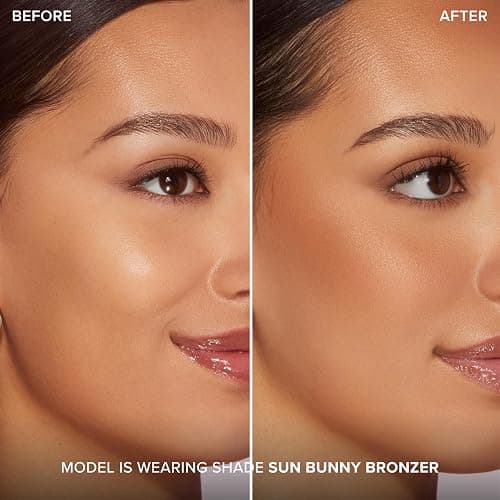 Too Faced Sun Bunny Bronzer | Buildable Highlighter + Bronzer Duo for Luminous Glow and Sun-Kissed Finish, 0.28 Ounce thumbnail 4