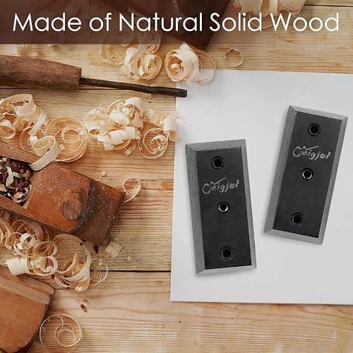 SNIGJAT Guitar Wall Mount 2 Pack, Guitar Hanger Wall Hook Holder Stand with Screws, Hardwood Mount Hanger for Acoustic Bass,Banjo, Mandolin Guitar, Bass, Banjo, Mandolin thumbnail 2