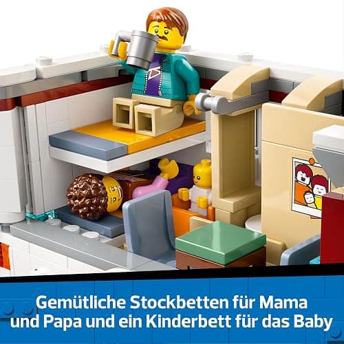 LEGO City Abenteuer-Wohnmobil - Wohnwagen Spielzeug für Jungen und Mädchen ab 6 Jahren - Inkl. 3 Minifiguren und Camping Zubehör - Geschenkidee zum Geburtstag und für die Feiertage 60454 thumbnail 6