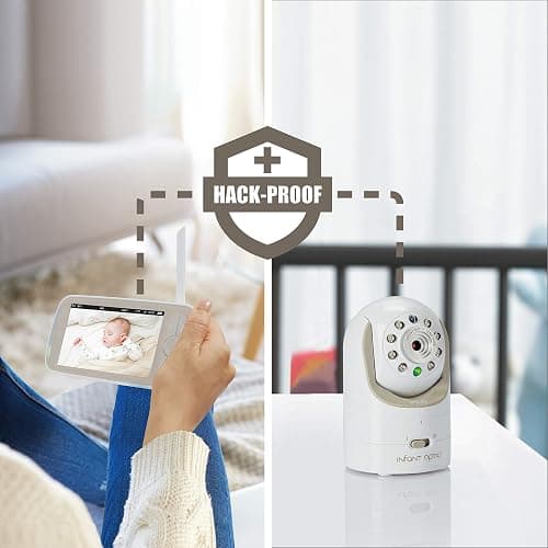 Infant Optics DXR-8 PRO Video Baby Monitor, 720P HD Resolution 5" Display, Patented A.N.R. (Active Noise Reduction), No WiFi, Pan Tilt Zoom, and Interchangeable Lenses thumbnail 7