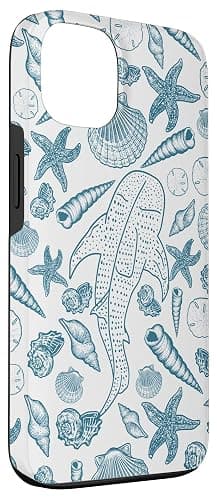 Whale Shark Beach Lovers Summer Teal Blue Themed Case for iPhone 13 thumbnail 3