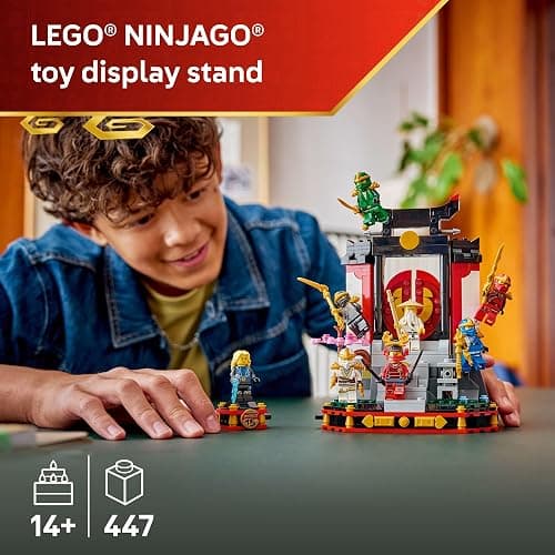 LEGO NINJAGO Ninja Character Display 15th Anniversary Building Toy for Kids, Ages 14+ - Ninja Playset W/Elemental Master of Lightning + 7 Minifigures - Gift Idea for Teen Boys & Girls - 71866 thumbnail 2