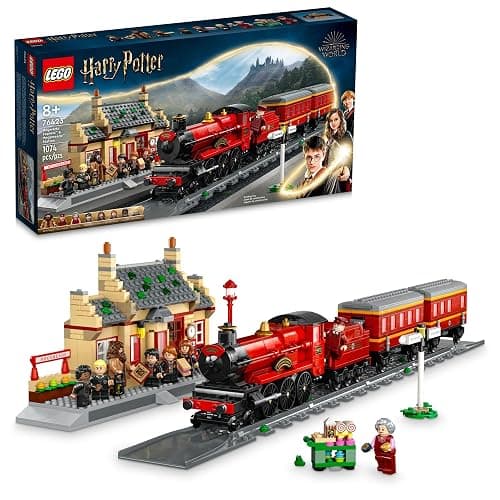 LEGO Harry Potter Hogwarts Express & Hogsmeade Station Building Toy - Pretend Play and Display Decor for Boys & Girls, Ages 8+ - Gift Idea for Birthdays - 76423 - Image 1