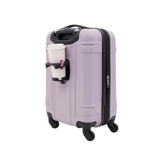 Wrangler 20" Astral Hardside Carry-On Luggage, Lilac thumbnail 3