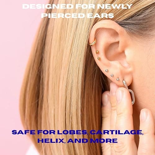 INVERNESS After Piercing Ear Care Solution 4 Oz 2-Pack – Gentle Piercing Care For Newly Pierced Ears thumbnail 5