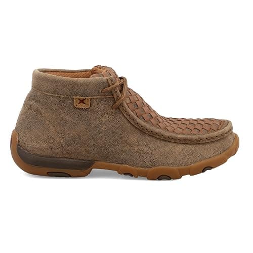 Twisted X Women's Original Chukka Driving Moc, Bomber - Bomber & Checkered Vamp - 8 thumbnail 4