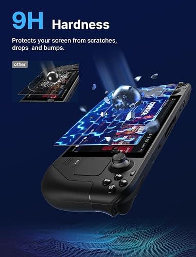 JSAUX 2-Pack Anti Glare Screen Protector for Steam Deck, 9H Hardness Matte Tempered Glass for Steam Deck OLED with Guiding Frame, Scratch Resistant, Comes with Toolkits thumbnail 6
