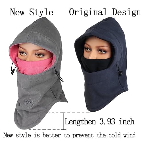 Warm Fleece Balaclava Ski Bike Full Face Mask Neck Warmer Winter Sports Cap thumbnail 2