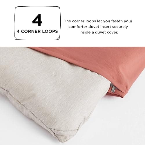 Bedsure Full Size Comforter Set, Soft Cationic Dyed Bed Set 3 Pieces | Beige, Breathable, Comfortable for All Season, Skin-Friendly, Melange, Home Decor Gift, Bedding Set, Cozy for Bedroom, Modern thumbnail 4