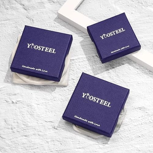 Yoosteel Christmas Gifts for Women, Gold Initial Necklaces for Women 14K Gold Plated Dainty Layering Paperclip Link Chain Necklace Coin Initial Layered Necklace Birthday Gifts Stocking Stuffers thumbnail 7